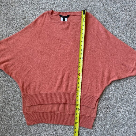 BCBG MaxAzria Kennedy Dolman Sleeve Hi-Lo Wool & Yak Blend Sweater - Picture 6 of 9